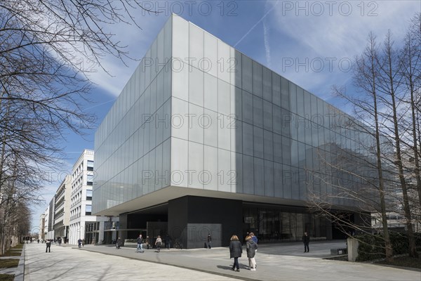 Modern architecture, office building, architect Yoshio Taniguchi, Novartis Campus, Basel, Canton of Basel-Stadt, Switzerland, Europe