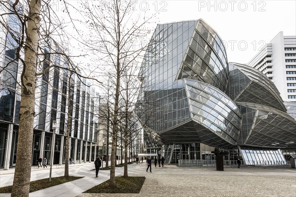 Modern architecture, office building, architect Frank O. Gehry, Novartis Campus, Basel, Canton of Basel-Stadt, Switzerland, Europe