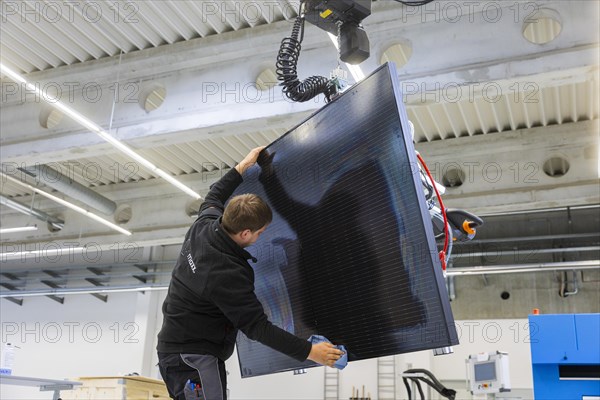 Sunmaxx PVT is a new innovative developer of photovoltaic thermal solar modules. The Fraunhofer ISE has confirmed an overall efficiency of 80% for the PX-1 premium module. The innovation is the combination of photovoltaics and solar thermal energy in one element, Ottendorf-Okrilla, Saxony, Germany, Europe