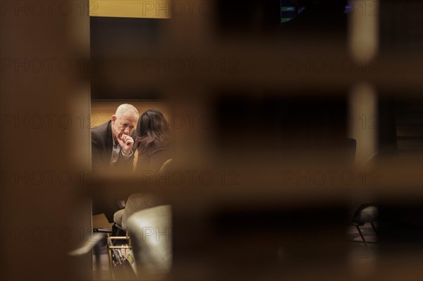 Annalena Baerbock (Alliance 90/The Greens), Federal Foreign Minister, photographed during a conversation with Benjamin Gantz, Minister and Member of the War Cabinet of the State of Israel, in Tel Aviv, 17 April 2024. Photographed on behalf of the Federal Foreign Office