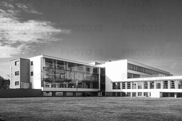 Main building Bauhaus Dessau Saxony-Anhalt, Germany, Europe