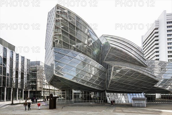 Modern architecture, office building, architect Frank O. Gehry, Novartis Campus, Basel, Canton of Basel-Stadt, Switzerland, Europe