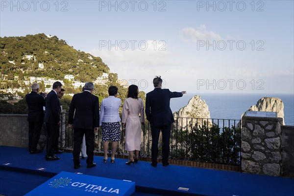 Meeting of the G7 foreign ministers in Capri, 18 April 2024. Photographed on behalf of the Federal Foreign Office