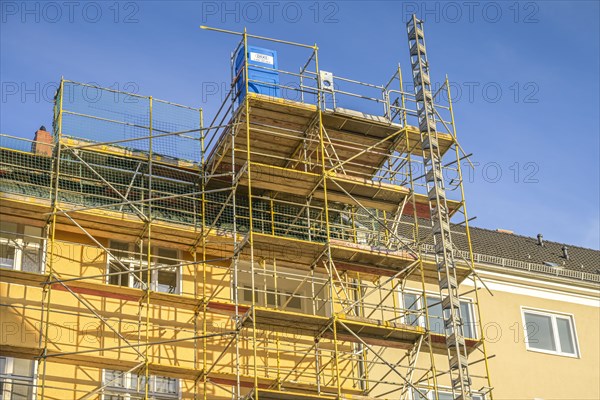 Building site, loft conversion, old building, main street, Schoeneberg, Tempelhof-Schoeneberg, Berlin, Germany, Europe