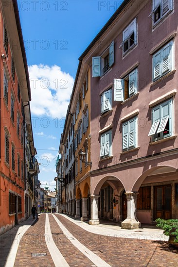 Old town centre, Gorizia, border town to Slovenia, Friuli, Italy, Gorizia, Friuli, Italy, Europe