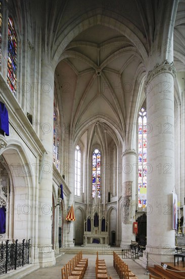 Basilica Basilique Saint-Nicolas-de-Port, Departement Meurthe-et-Moselle, Lorraine, Grand Est region, France, Europe