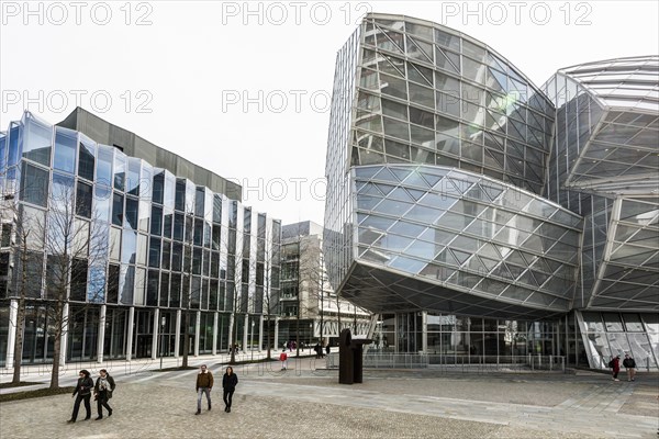 Modern architecture, office building, architect Frank O. Gehry, Novartis Campus, Basel, Canton of Basel-Stadt, Switzerland, Europe