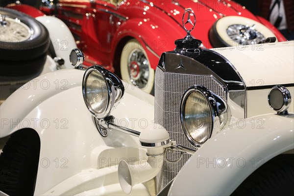 Mercedes-Benz 26/120/180 hp Type S touring car, Mercedes-Benz Museum, Stuttgart, Baden-Wuerttemberg, Germany, Europe