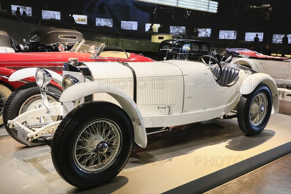 Mercedes-Benz 27/170/225 hp Type SSK Sport two-seater, Mercedes-Benz Museum, Stuttgart, Baden-Wuerttemberg, Germany, Europe