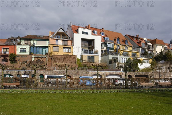 Town view, Modern and old buildings, Waren, Mueritz, Mecklenburg Lake District, Mecklenburg, Mecklenburg-Vorpommern, Germany, Europe