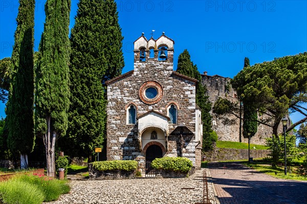 Cappella di San Spirito, 1398, Gorizia Castle, 11th century, Gorizia, border town to Slovenia, Friuli, Italy, Gorizia, Friuli, Italy, Europe
