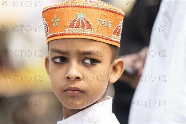 GUWAHATI, INDIA, APRIL 11: Muslim arrives to perform Eid al-Fitr prayer at Eidgah in Guwahati, India on April 11, 2024. Muslims around the world are celebrating the Eid al-Fitr holiday, which marks the end of the fasting month of Ramadan