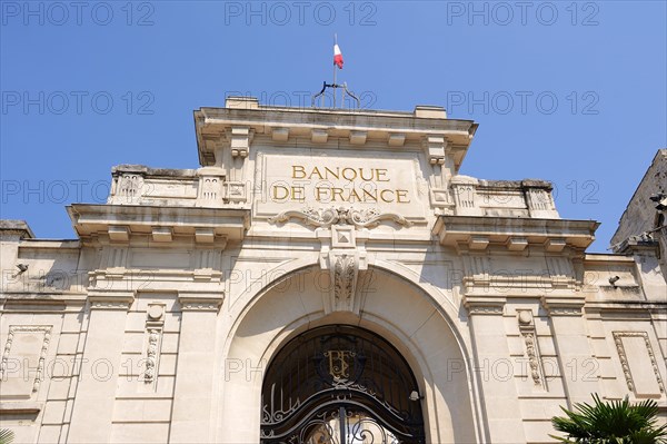 Bank 'Banque de France', Avignon, Vaucluse, Provence-Alpes-Cote d'Azur, South of France, France, Europe