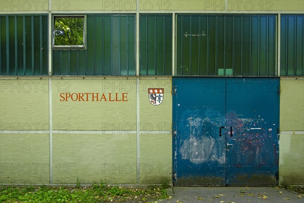 District sports hall, municipal sports hall Wangen im Allgaeu, Upper Swabia, Baden-Wuerttemberg, Germany, Europe