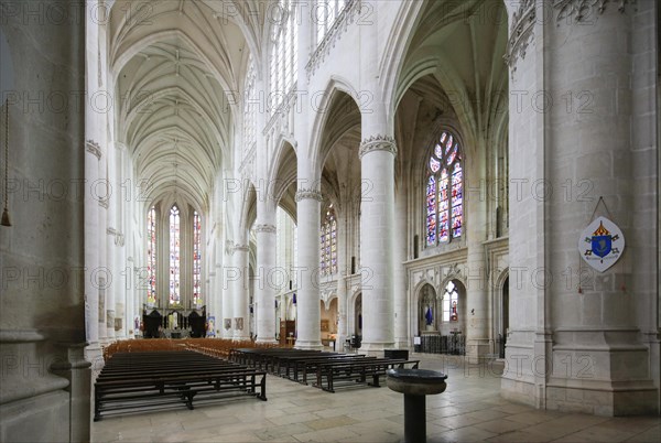 Basilica Basilique Saint-Nicolas-de-Port, Departement Meurthe-et-Moselle, Lorraine, Grand Est region, France, Europe