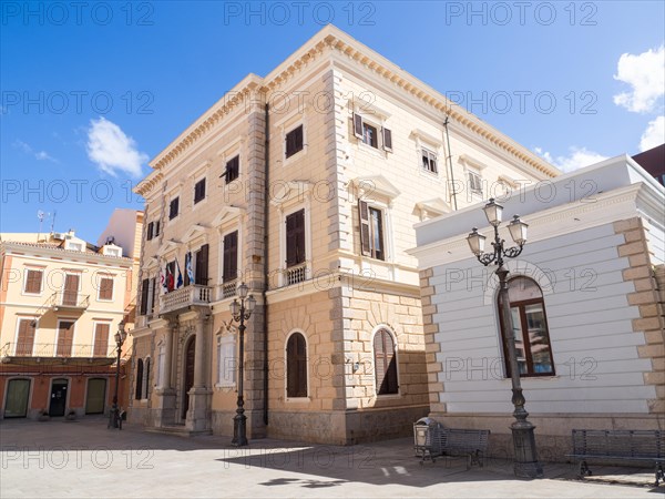 Town Hall, Maddalena, Isola La Maddalena, Sardinia, Italy, Europe