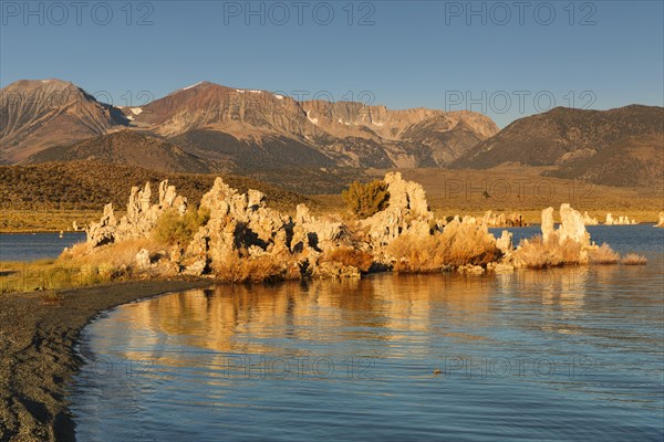 Mono Lake at sunrise, Mono Lake Tufa State Reserve, Sierra Nevada, California, USA, Mono Lake Tufa State Reserve, California, USA, North America