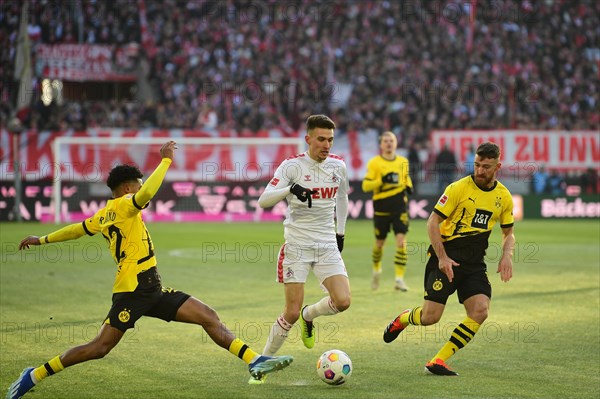 1st Bundesliga, 1.FC Koeln, BVB Borussia Dortmund on 20.01.2024 at the RheinEnergieStadion in Cologne Germany .Photo: Alexander Franz (DFL/DFB REGULATIONS PROHIBIT ANY USE OF PHOTOGRAPHS AS IMAGE SEQUENCES AND/OR QUASI-VIDEO)