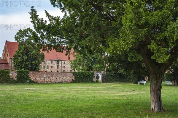 Dargun Castle and Monastery, in its present form dating back to the late 17th century, in the eponymous town of Dargun, Mecklenburg Lake District, Mecklenburg-Western Pomerania, Germany, state 5 August 2019, Europe