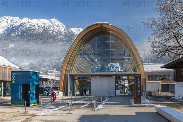 Nebelhornbahn valley station, Oberstdorf, Allgaeu, Swabia, Bavaria, Germany, Oberstdorf, Bavaria, Germany, Europe