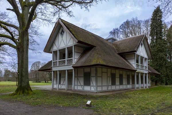 Swiss House in Ludwigslust Palace Park, built in 1789/90 as a country house for Duchess Louise, Ludwigslust, Mecklenburg-Vorpommern, Germany, Europe