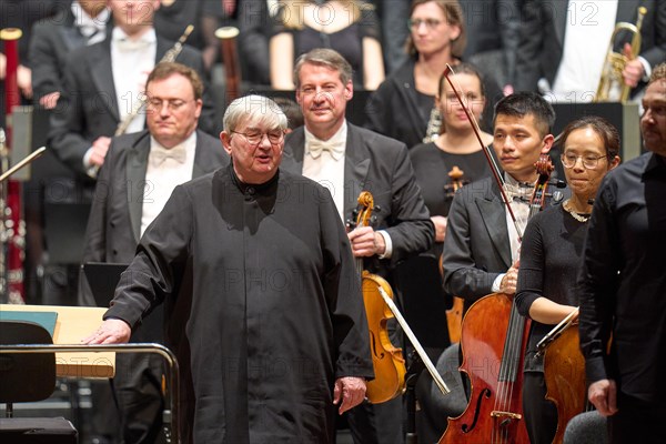 Farewell concert by Professor Mathias Breitschaft with the Rheinische Philharmonie State Orchestra in the Rhein-Mosel-HalleMusik-Institut Koblenz, Rhineland-Palatinate, Germany, Europe