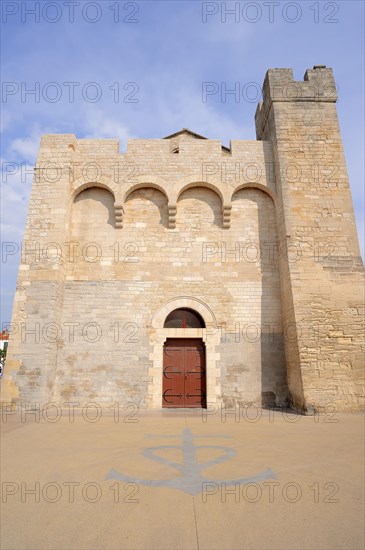 Church of Notre Dame de la Mer, Les Saintes-Maries-de-la-Mer, Camargue, Bouches-du-Rhone, Provence-Alpes-Cote d'Azur, South of France, France, Europe