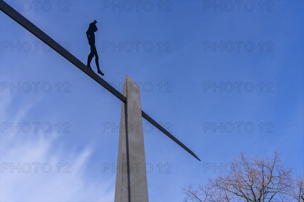 Sculpture Tor zum Prenzlauer Berg, H. von der Goltz in 1999, Berlin, Germany, Europe