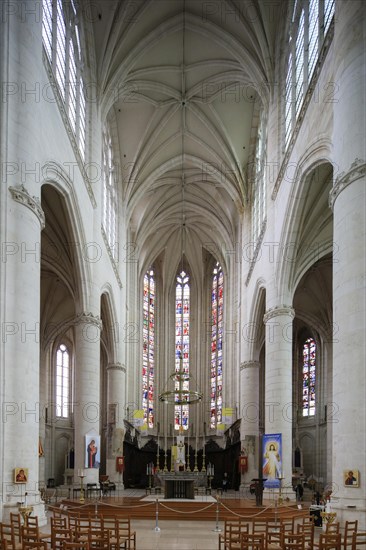 Basilica Basilique Saint-Nicolas-de-Port, Departement Meurthe-et-Moselle, Lorraine, Grand Est region, France, Europe