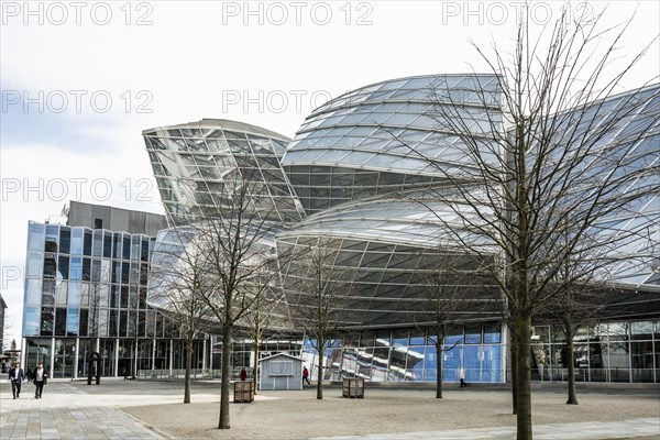 Modern architecture, office building, architect Frank O. Gehry, Novartis Campus, Basel, Canton of Basel-Stadt, Switzerland, Europe