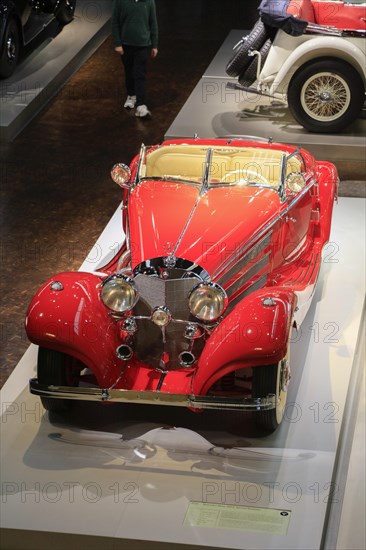 Mercedes-Benz 500 K Special Roadster, Mercedes-Benz Museum, Stuttgart, Baden-Wuerttemberg, Germany, Europe