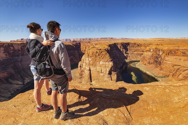 Horseshoe Bend, Glen Canyon, Colorado River, Arizona, USA, Horseshoe Bend, Arizona, USA, North America