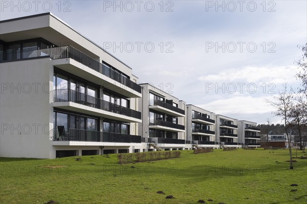 Maremueritz, Yachthafen Resort and Spa, apartment buildings, Waren, Mueritz, Mecklenburg Lake District, Mecklenburg, Mecklenburg-Vorpommern, Germany, Europe