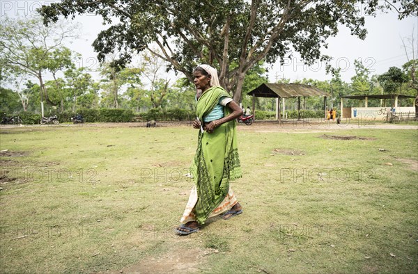 BOKAKHAT, INDIA, APRIL 19: Voters arrives at a polling station to cast their votes during the first phase of the India's general elections on April 19, 2024 in Bokakhat, Assam, India. Nearly a billion Indians vote to elect a new government in six-week-long parliamentary polls starting today