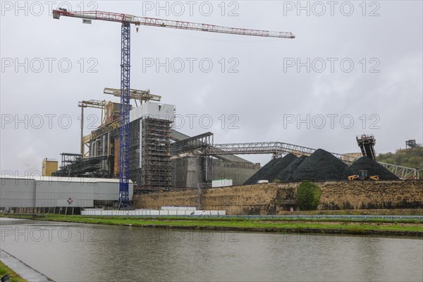 Solvay chemical plant for the production of bicarbonate and carbonate of soda or sodium carbonate, Dombasle-sur-Meurthe, Meurthe-et-Moselle department, Lorraine, Grand Est region, France, Europe