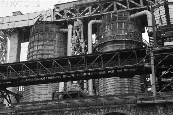 Solvay chemical plant for the production of bicarbonate and carbonate of soda or sodium carbonate, Dombasle-sur-Meurthe, Meurthe-et-Moselle department, Lorraine, Grand Est region, France, Europe