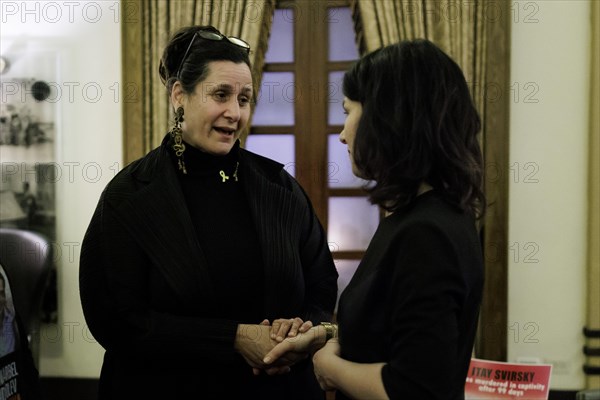 Annalena Baerbock (Alliance 90/The Greens), Federal Foreign Minister, photographed during a meeting with relatives of Israeli hostages, in Jerusalem, 16 April 2024. Photographed on behalf of the Federal Foreign Office