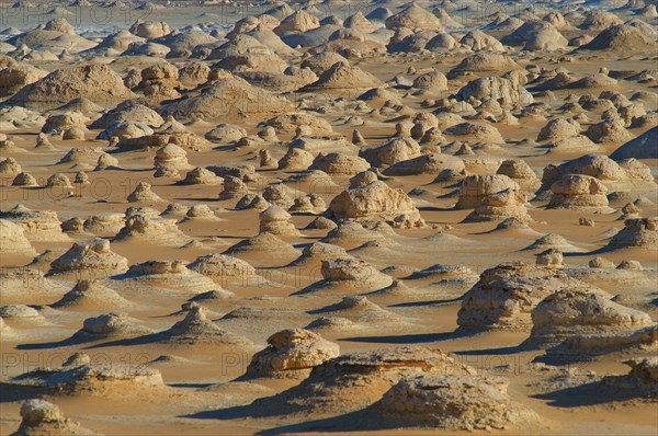 Egypt, White Desert, bizarre sandstone cliffs, Middle East, Africa