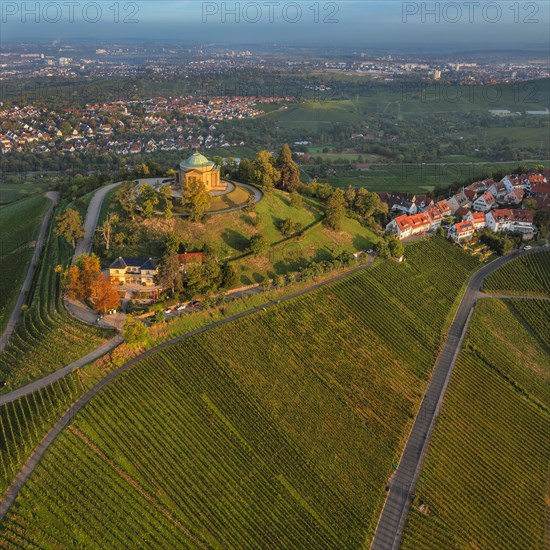 Burial chapel in the vineyards near Stuttgart-Rotenberg, Baden-Wuerttemberg, Germany, Rotenberg, Baden-Wuerttemberg, Germany, Europe