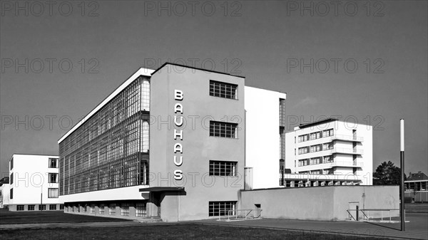 Main building Bauhaus Dessau Saxony-Anhalt, Germany, Europe