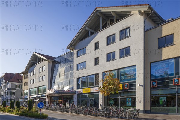 Shopping centre in the town centre of Garmisch, Garmisch district, Garmisch-Partenkirchen, Werdenfelser Land, Upper Bavaria, Bavaria, Germany, Europe