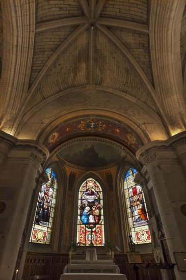 Side altar of the Eglise Notre Dame de Bon Port, 1646, Les Sables-d'Olonne, Vandee, France, Europe