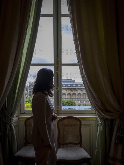 Annalena Baerbock (Alliance 90/The Greens), Federal Foreign Minister, photographed at the French Foreign Ministry Quai d'Orsay as part of her participation in the international humanitarian conference on Sudan and its neighbouring countries. 'Photographed on behalf of the Federal Foreign Office'