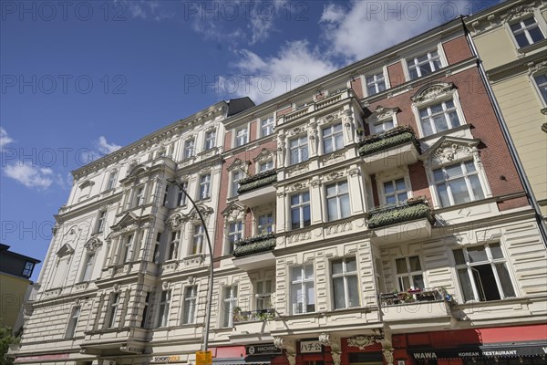 Wilhelminian-style old buildings, Grunewaldstrasse, Schoeneberg, Tempelhof-Schoeneberg, Berlin, Germany, Europe