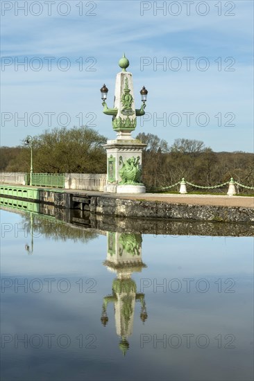 Briare, Canal bridge built by Gustave Eiffel, lateral canal to the Loire above the Loire river, Loiret department, Centre-Val de Loire, France, Europe