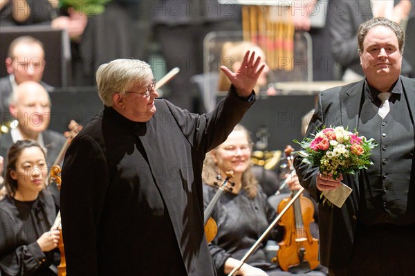 Farewell concert by Professor Mathias Breitschaft with the Rheinische Philharmonie State Orchestra in the Rhein-Mosel-HalleMusik-Institut Koblenz, Rhineland-Palatinate, Germany, Europe