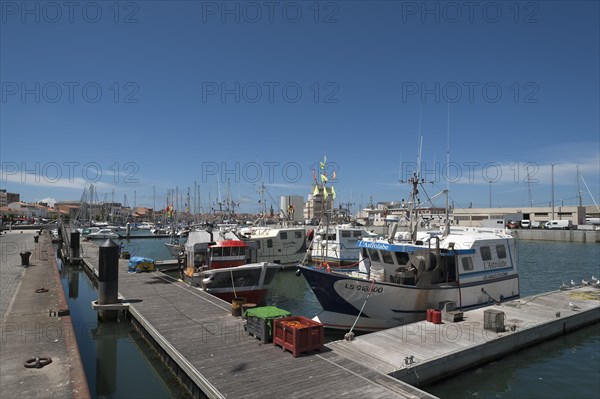 Harbour of Les Sables-d'Olonne, Vandee, France, Europe