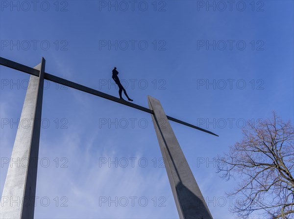 Sculpture Tor zum Prenzlauer Berg, H. von der Goltz in 1999, Berlin, Germany, Europe