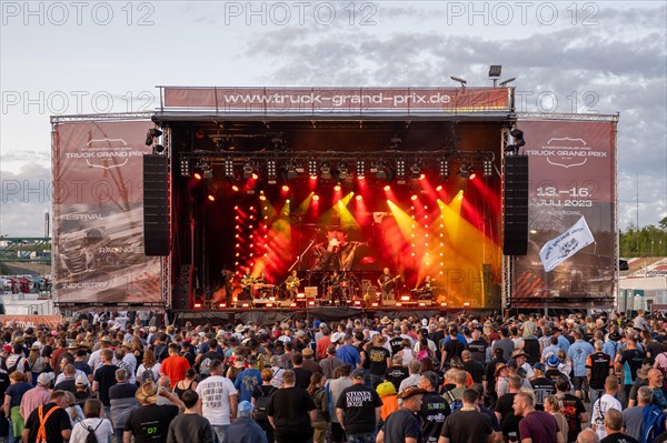 36th International ADAC Truck Grand Prix 2023, festival stage at the Muellenbachschleife Nuerburgring race track