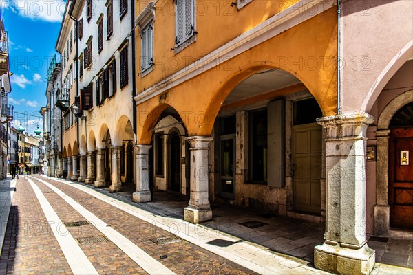 Old town centre, Gorizia, border town to Slovenia, Friuli, Italy, Gorizia, Friuli, Italy, Europe